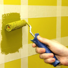 Направете сами декоративна боядисване на стени: оригинални и прости начини