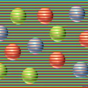 Test pozornosti: Jakou barvu mají koule na obrázku?