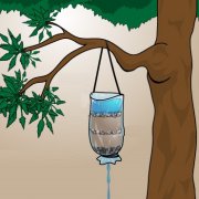 Doe-het-zelf waterfilter voor het reinigen van put- en boorgatwater