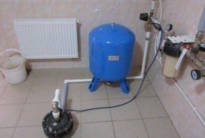 Acumuladores hidráulicos para sistemas de abastecimiento de agua.
