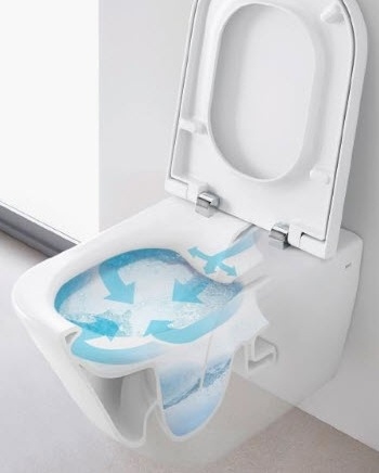 Тоалетна Roca с технология Clean Rim